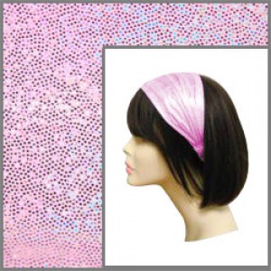 Headband - 12 pcs Metallic Headband - Pink - HB-HDB102104